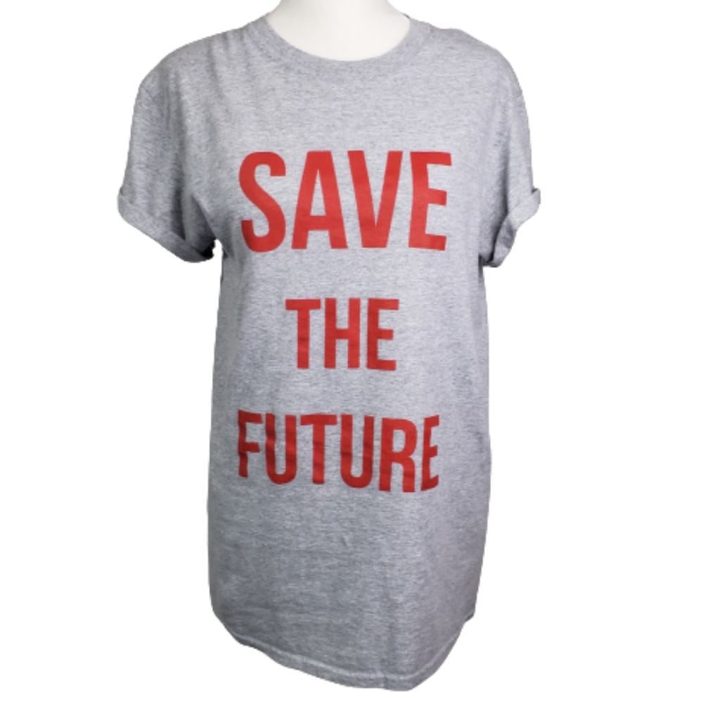 Topshop "Save the Future" graphic tshirt Small